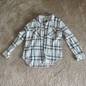 Black and white flannel